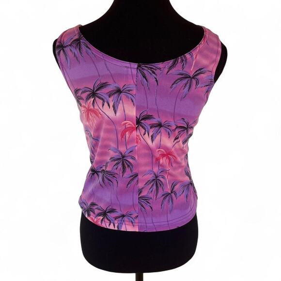 Vintage palm tree tank - Picture 3 of 5